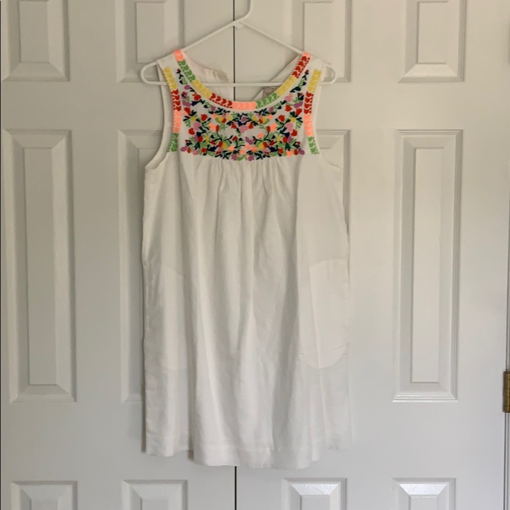 JCrew Factory Linen Swing Dress